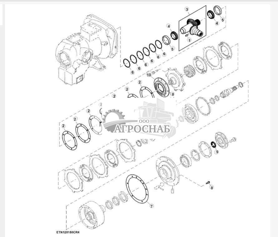 Редуктор вала отбора мощности, ProDrive™ (4 из 8) 